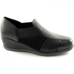 Donna Ballerine Grunland SOEI SC nero scarpe donna comfort elastico Nero Super Top Di Shopping