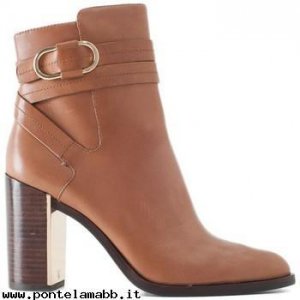 Donna What For Stivaletto in pelle cammello Multicolor Offerte Di Sconto