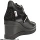 Donna Night & Day 172PTS Sneakers Donna Pelle Nero Nero Grande Sconto