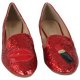 Donna Ballerine Kebello ballerina AK rosso Sito Offerte