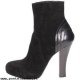 Donna Vic 4H9968D.691B5I Tronchetto Donna Crosta Nero Nero Clearance online