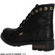 Bambini Melania ME6545F51.B Mezzo Stivaletto Bambina Pelle Nero Nero Miglior Vendita Di On-Line