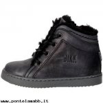 Bambini Bikkembergs BKP102232 Sneakers Bambino Pelle Nero Nero Siti Shoping In Linea