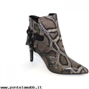 Donna Guess FL4BI2FAP10 bottino serpente nero/BEIG Multicolore Abbassa Offerte Di Sconto