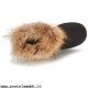 Donna Nome Footwear PASSATI FUR Nero Enorme Discounted