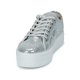 A Casa Shopping Sneakers Victoria Argento Glitter Plataforma per Donna