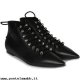 Donna Balenciaga Stivaletti bassi in Pelle di Agnello nero Acquista ora