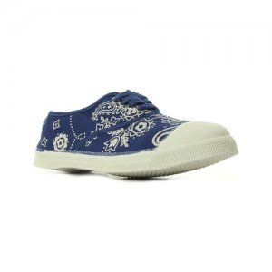 Nuovo Stile Sneakers Bensimon Blu Ten Lacet Bandana Marine per Donna