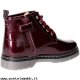 Bambini Balducci 95553 Polacchino Bambina Vernice Bordeaux Bordeaux Siti Shoping In Linea