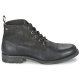 Uomo Jack & Jones SIRCA LEATHER MID BOOT Grigio Marchio Di Vendita