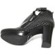 Donna Charme R157 SCARPE DONNA STIVALI STIVALETTI ZIP TRONCHETTI PELLE NERO nero Top Ufficia Marchio Di Vendita