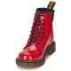 Bambini Dr Martens DELANEY Rosso Negozio Autentica