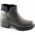 Donna Café Noir GH135 grigio scarpe donna stivaletto zip Grigio Top Clearance online