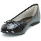 Donna Ballerine So Size DOURSE Nero Gomma Siti Di Liquidazione