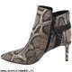 Donna Guess FL4BI2FAP10 bottino serpente nero/BEIG Multicolore Abbassa Offerte Di Sconto