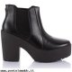 Donna Guess Felicia Chunky Bootie Nero Clearance online