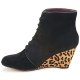 Donna Ravel KINDY Nero/Leopard Moda Online