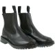 Donna Trickers mod Silvia Black Box Calf Elastic Sided Boots Commando Sole Pol nero Uffi Buoni Negozi Online