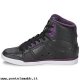 Donna DC Shoes REBOUND SLIM HIGH Nero/Viola Miglior Marchio Di Vendita