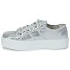 A Casa Shopping Sneakers Victoria Argento Glitter Plataforma per Donna