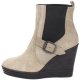 Donna Hogan HXW1690B930AWOS407 Tronchetto Donna Crosta Beige Beige Affare Vendita