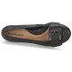 Donna Ballerine Hush puppies FINNLEY CHASTE Nero Trasporto veloce Gomma Sito Offerte