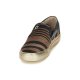 Ufficiale offrire Slip On Sonia Rykiel Nero/Marrone Stripes Velvet per Donna