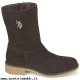 Donna U.S Polo Assn. FARINA SUEDE Marrone Siti Shoping In Linea