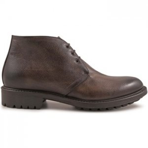 Uomo Leonardo Shoes Polacchino artigianale in pelle Scozia color cioccolato Cioccolato Negoz Moda Online
