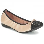 Donna Ballerine Mam'Zelle NUPO Beige/Nero Gomma Nuova versione