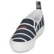 Fine Delle Vendite Slip On Love Moschino Blu/Bianco I Love Stripes per Donna