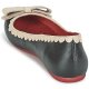 Donna Ballerine Lola Ramona RINNA Nero/Bianco Super Gomma Magazzino Outlet