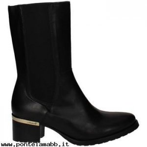 Donna Braccialini 1438P Mezzo Stivaletto Donna Pelle Nero Nero Moda Online