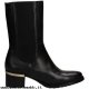 Donna Braccialini 1438P Mezzo Stivaletto Donna Pelle Nero Nero Moda Online