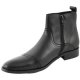 Uomo Pierre Cardin Pelle Stivali Hamu nero Grande Sconto