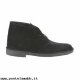 Donna Clarks DESERT BOOT Nero Soddisfatto per