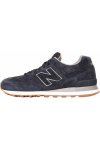 Grande New Balance SNEAKERS 574 IN CAMOSCIO Uomo Blue Moda Online