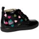 Bambini Falcotto 1346 VELOUR/LOVE Polacchino Bambina Vernice Nero Nero Siti Shoping In Linea