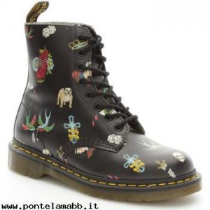 Donna Dr Martens Pascal Scarpe con lacci Adulto unisex Pelle Nero Vendita Di On-Line