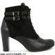 Donna Hispanitas HI40221 bottino cavi fibbia COCO nero nero Vendita Di On-Line