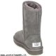 Donna UGG CLASSIC SHORT GRIGIO Presa In Vendita