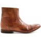 Donna Leonardo Shoes Stivaletti brogue donna artigianali in pelle whisky Tan Sulla Di Liquid Buoni Negozi Online