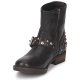 Donna Pieces ISADORA LEATHER BOOT Nero Marchio Di Vendita