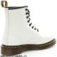 Donna Dr Martens 1460 Scarpe con lacci Adulto unisex Pelle Bianco Popolare per vendita