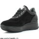 Bambini Liu Jo UB21656 Scarpa lacci Bambino Nero Ufficialmente