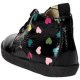 Bambini Falcotto 1346 VELOUR/LOVE Polacchino Bambina Vernice Nero Nero Siti Shoping In Linea