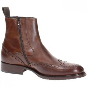 Uomo Andrea Morelli SUB380A Polacchino Uomo Pelle Marrone Marrone Offerte Di Sconto