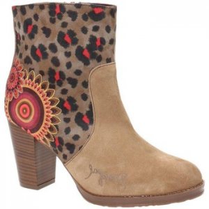 Donna Desigual 46AS623/6020 Tronchetto Donna Crosta Topo Marrone Discounted