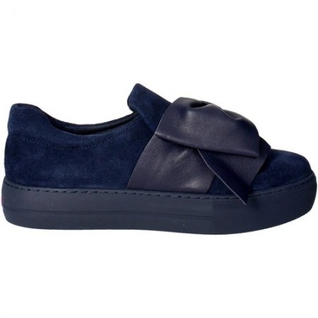 Negozi Sul Web Slip On Fornarina Blu Pifym9608wsa1100 Slip-On Camoscio Blu per Donna