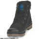 Bambini Palladium HI LEA GUSSET K BLACK/Nero/Gum Soddisfatto per